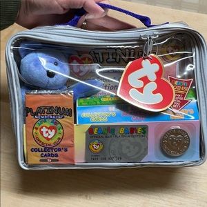 Beanie babies official club platinum edition